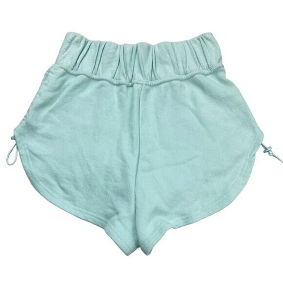 FREE PEOPLE FP Movement Cinched Shorts Sz Small Clear Skies - Picture 10 of 12
